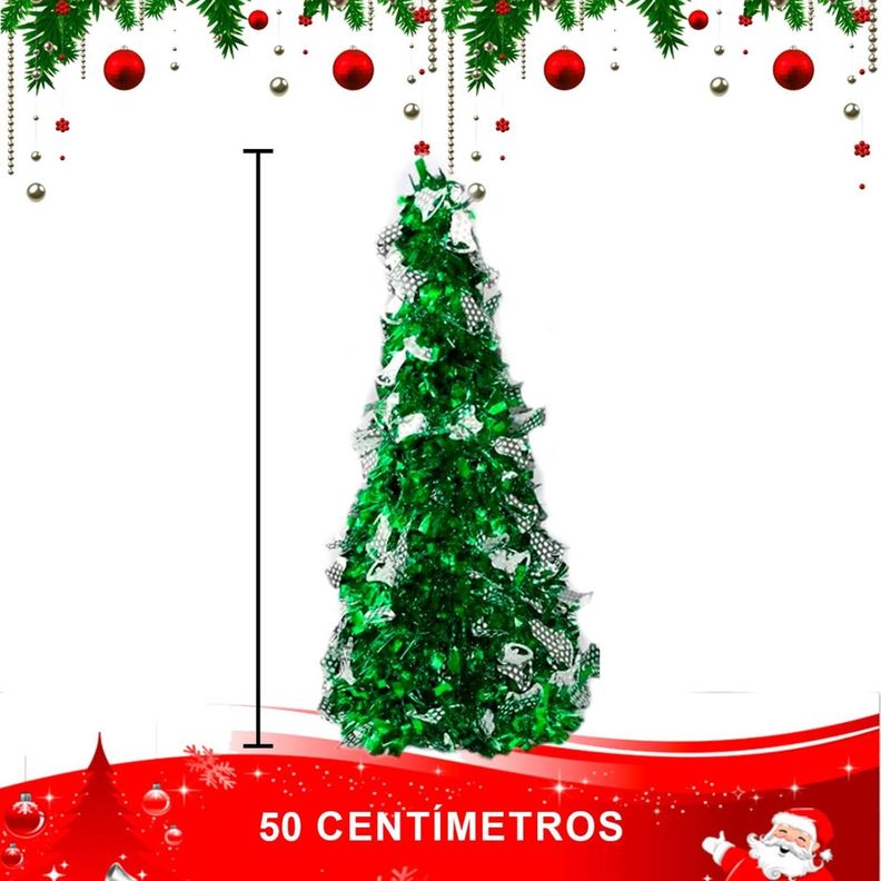 Arbol De Navidad Decorativo Interior-exterior 50 Cm Modelo02-0