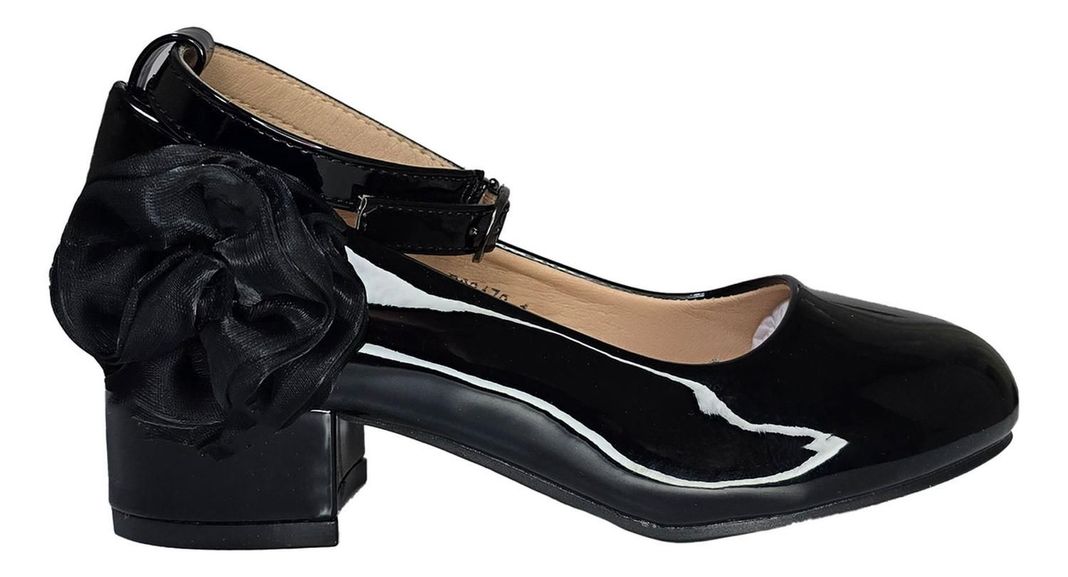 Zapato Niña Charol Fiestas Navidad Bautizos Cueca 7299-0