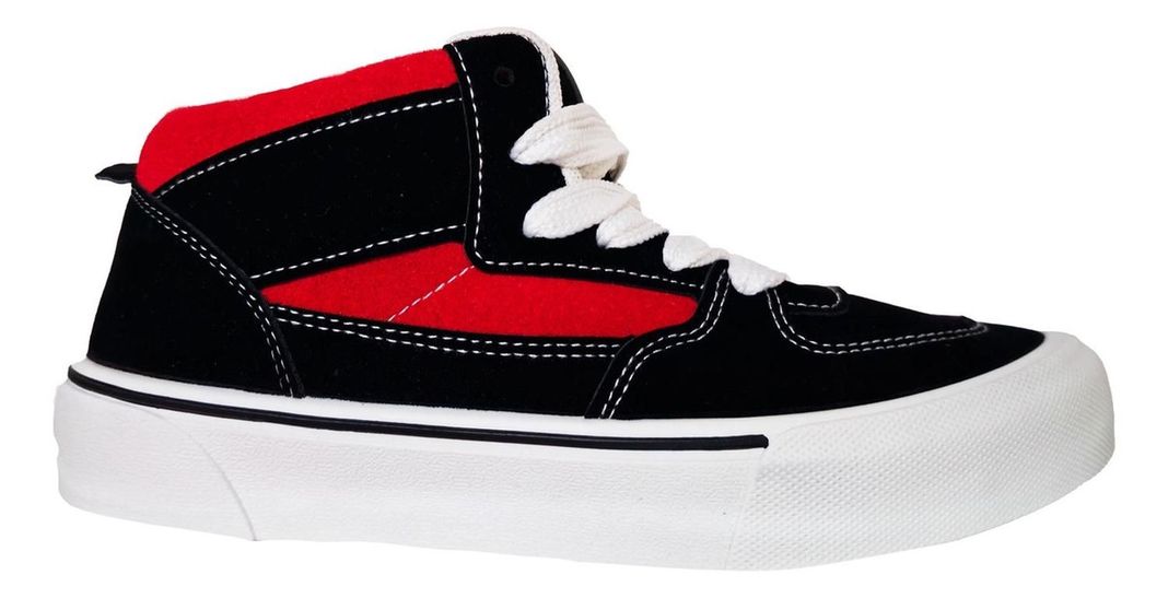 Zapatillas Juvenil Hombre Mujer Urbano Skate Caña Alta 7629-0