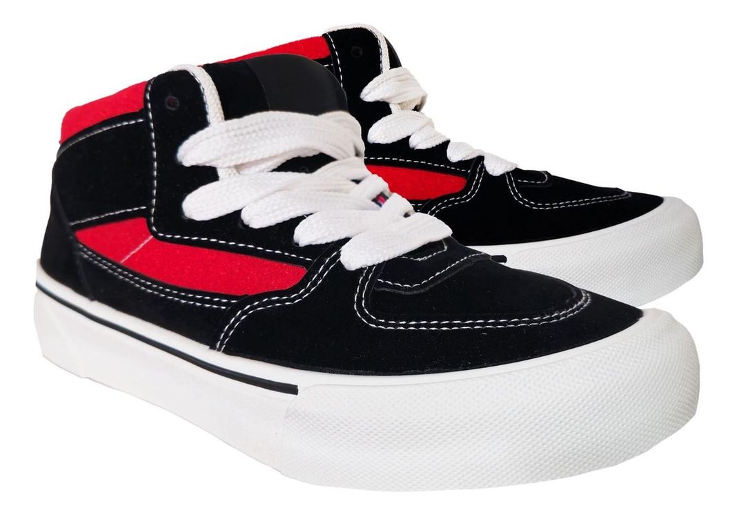 Zapatillas Juvenil Hombre Mujer Urbano Skate Caña Alta 7629-2