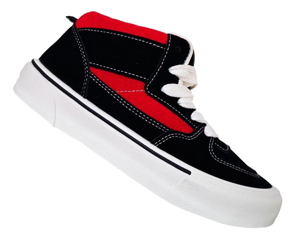 Zapatillas Juvenil Hombre Mujer Urbano Skate Caña Alta 7629-3
