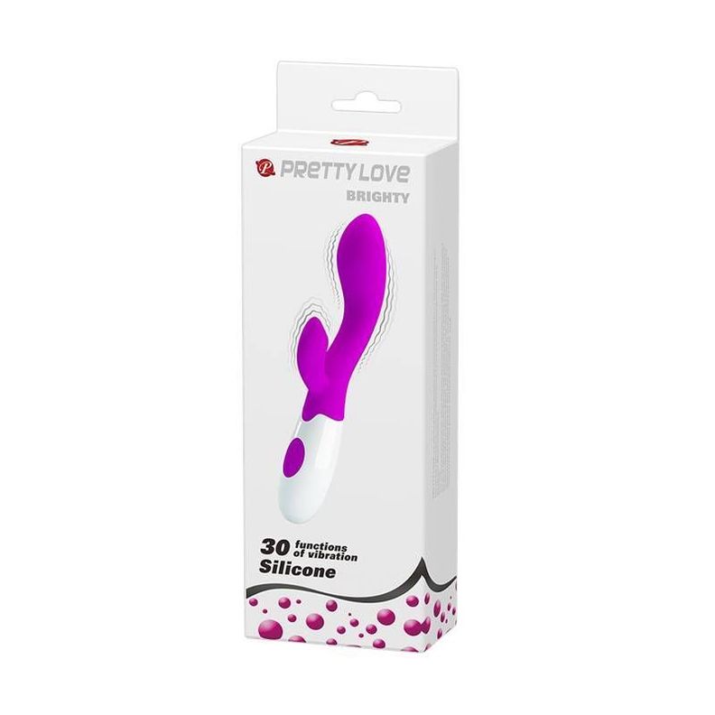 Vibrador doble estimulación - Brighty Pretty Love-0