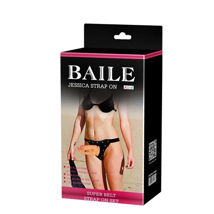 Arnes doble con vibrador - Super Belt Baile-0