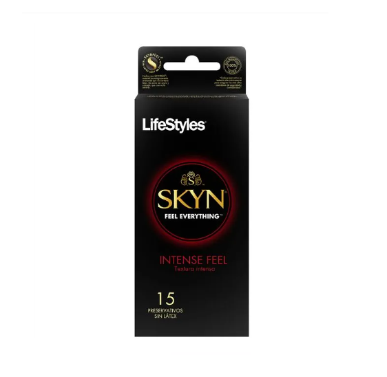 Caja 15 Condones - Lifestyles Skyn Intense Feel-1