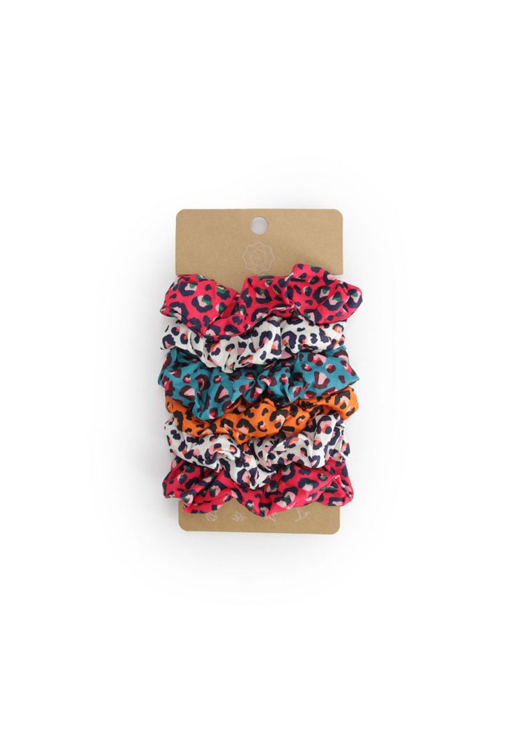 Set scrunchies animal print Accesoría-0