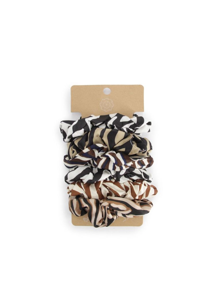 Set scrunchies cebra Accesoría-0