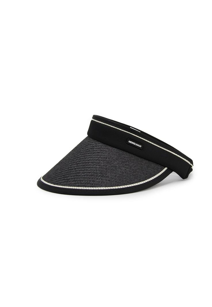 Visera rafia borde tela Accesoría-1