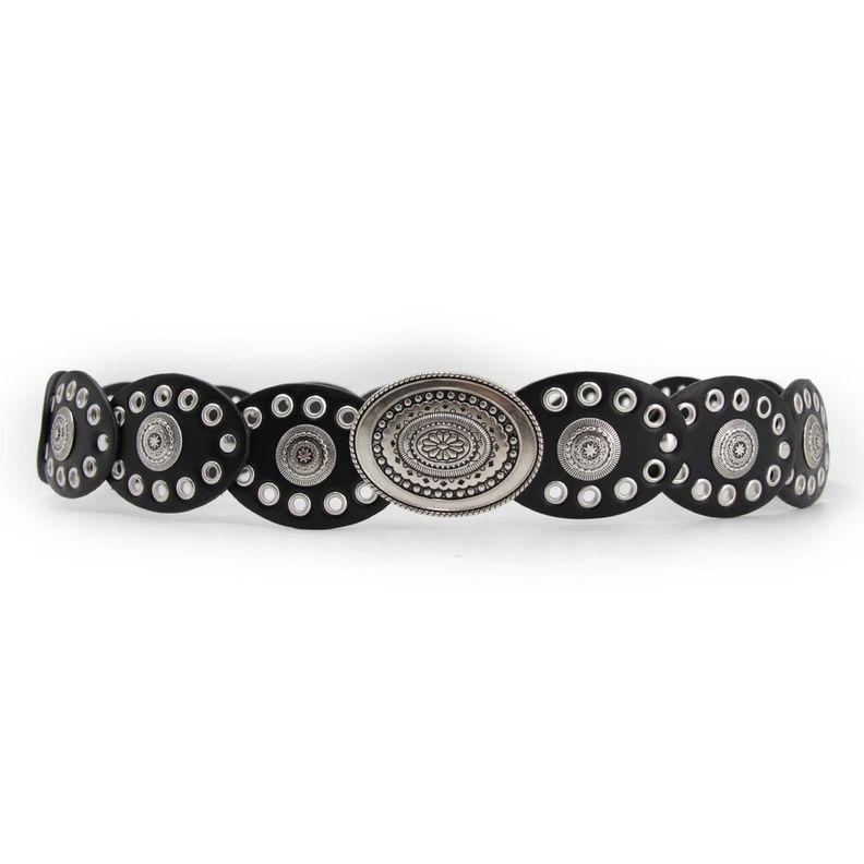 Cinturon de mujer ovalado boho-1
