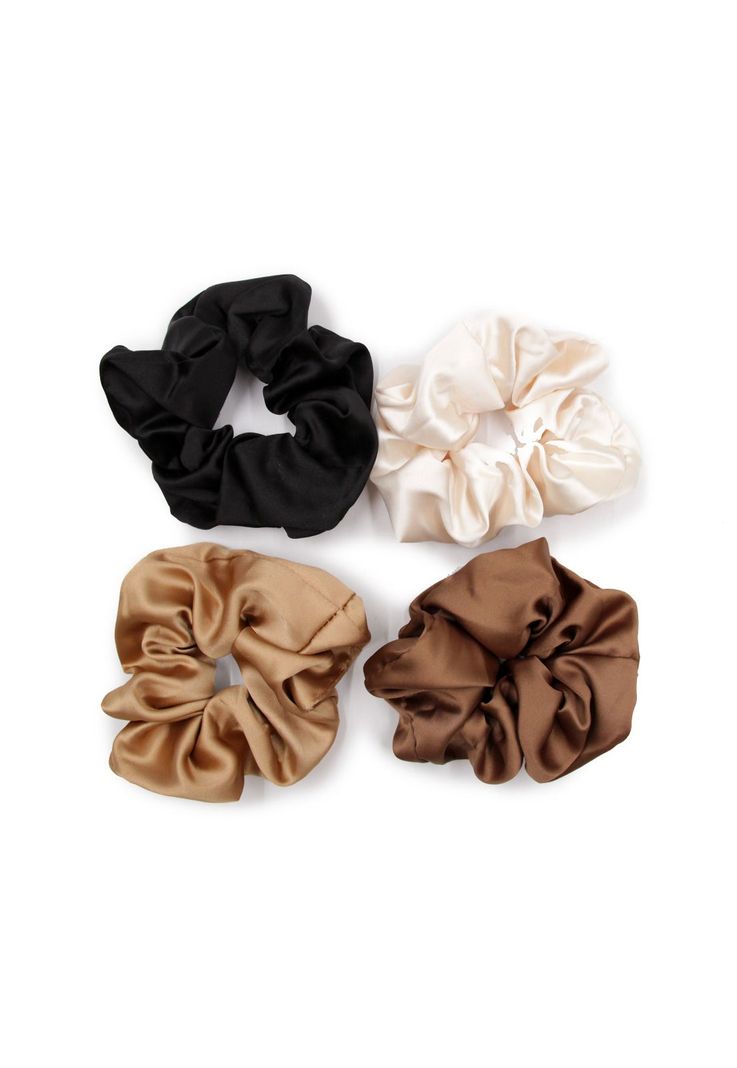 Set de scrunchies satinados-1