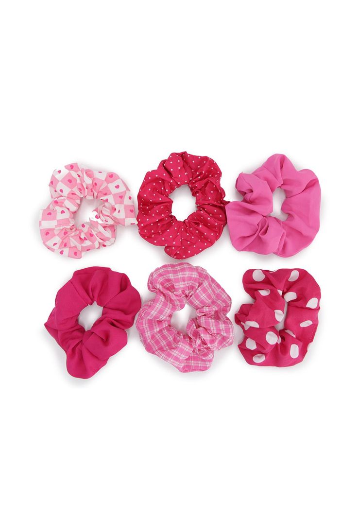 Set scrunchies fucsia Accesoría-2