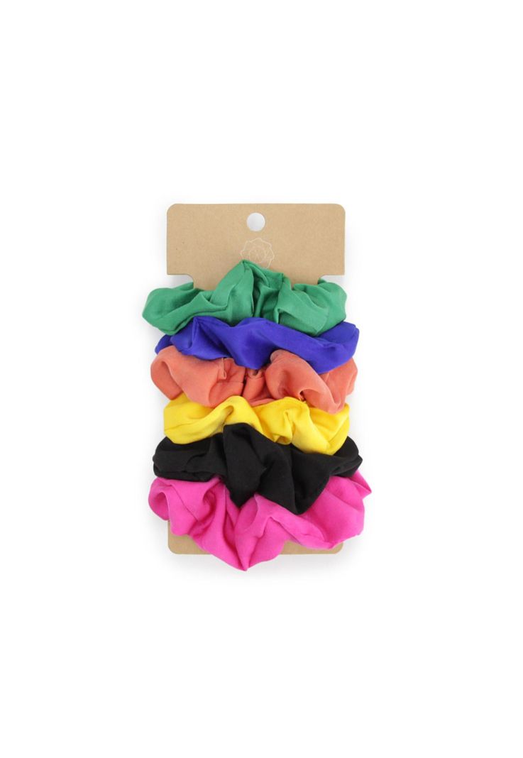 Set scrunchies multicolor Accesoría-0