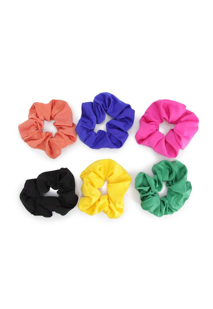 Set scrunchies multicolor Accesoría-1