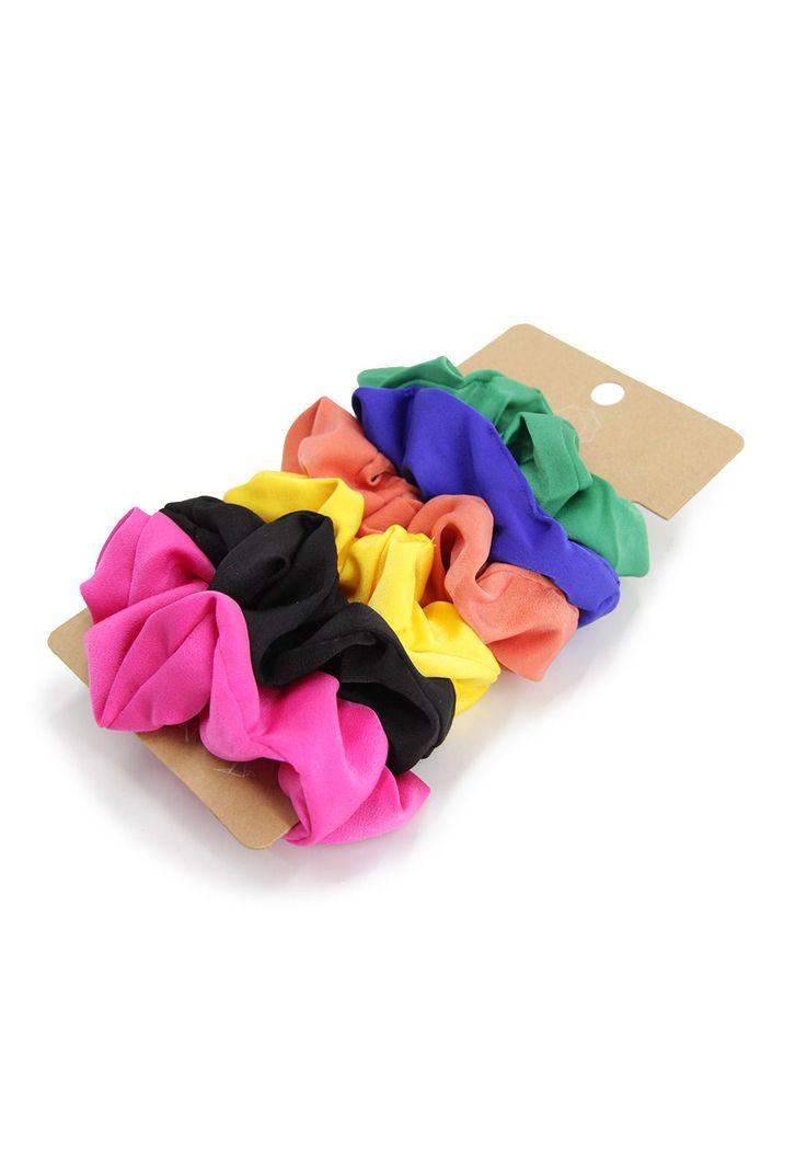 Set scrunchies multicolor Accesoría-2