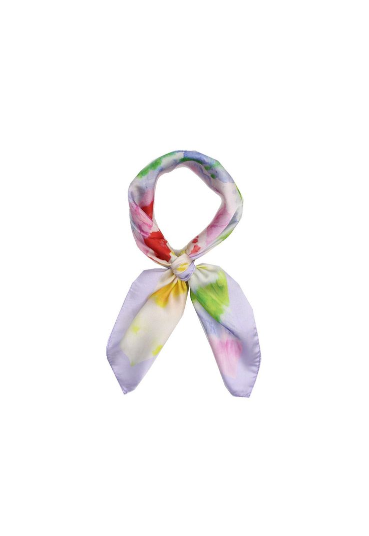 Pañuelo seda 50x50cm tie dye Accesoría -0