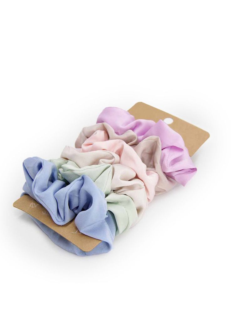 Set scrunchies pastel Accesoría-1
