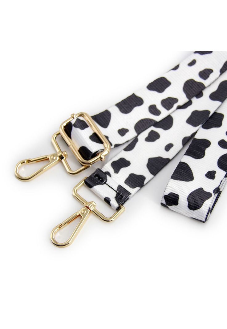 Strap para cartera print vaca-1
