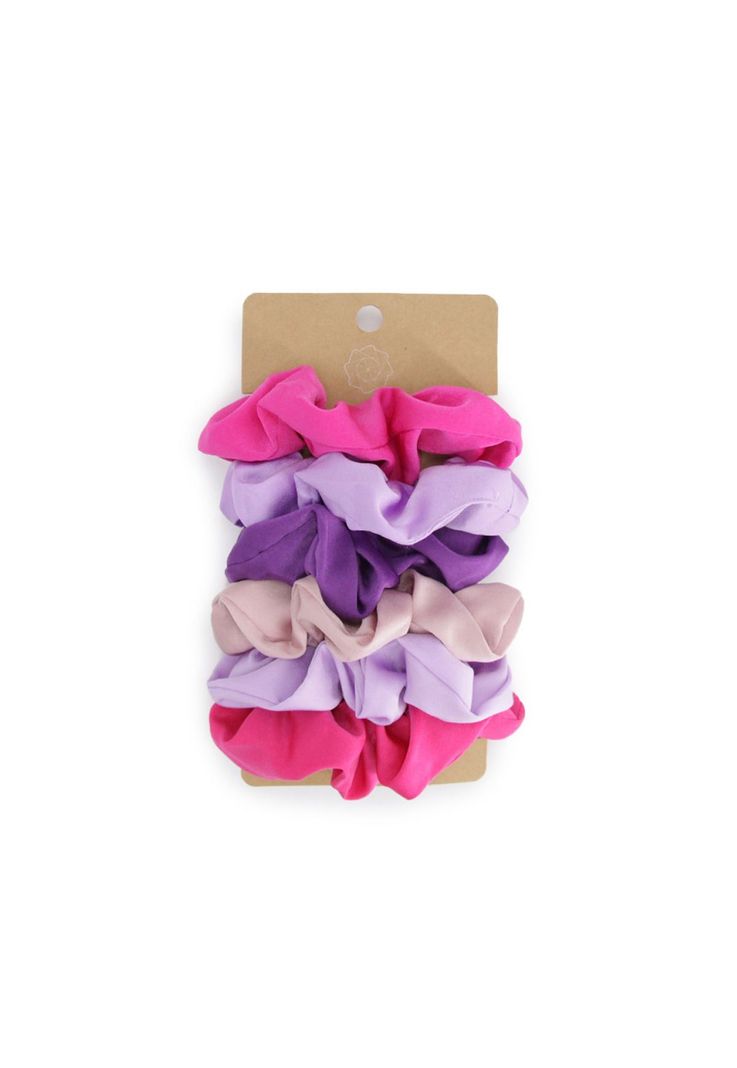 Set scrunchies morado Accesoría-0