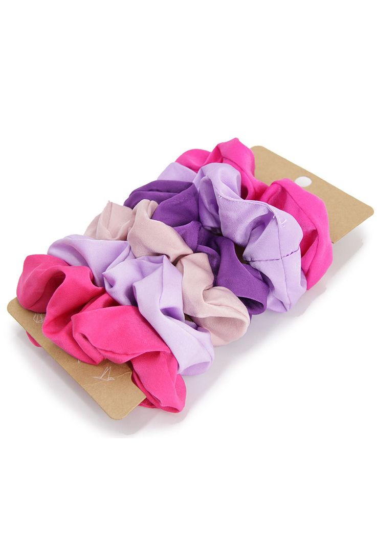 Set scrunchies morado Accesoría-1