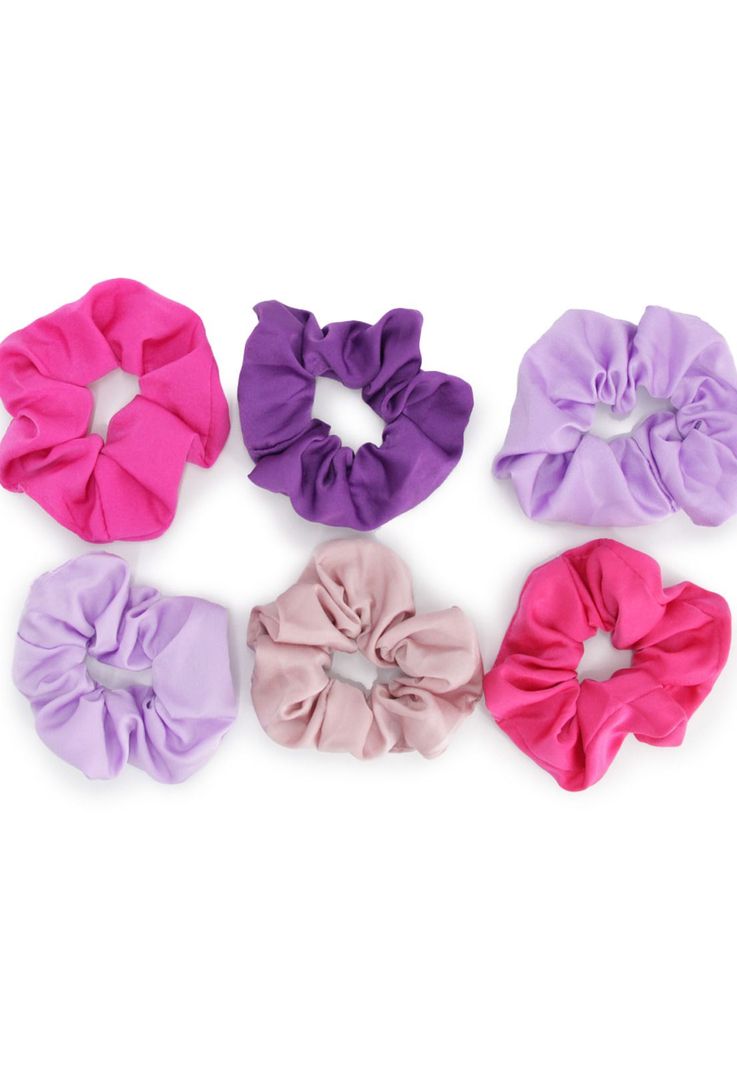 Set scrunchies morado Accesoría-2