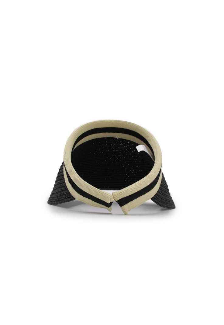 Visera rafia cinta bicolor Accesoría-0