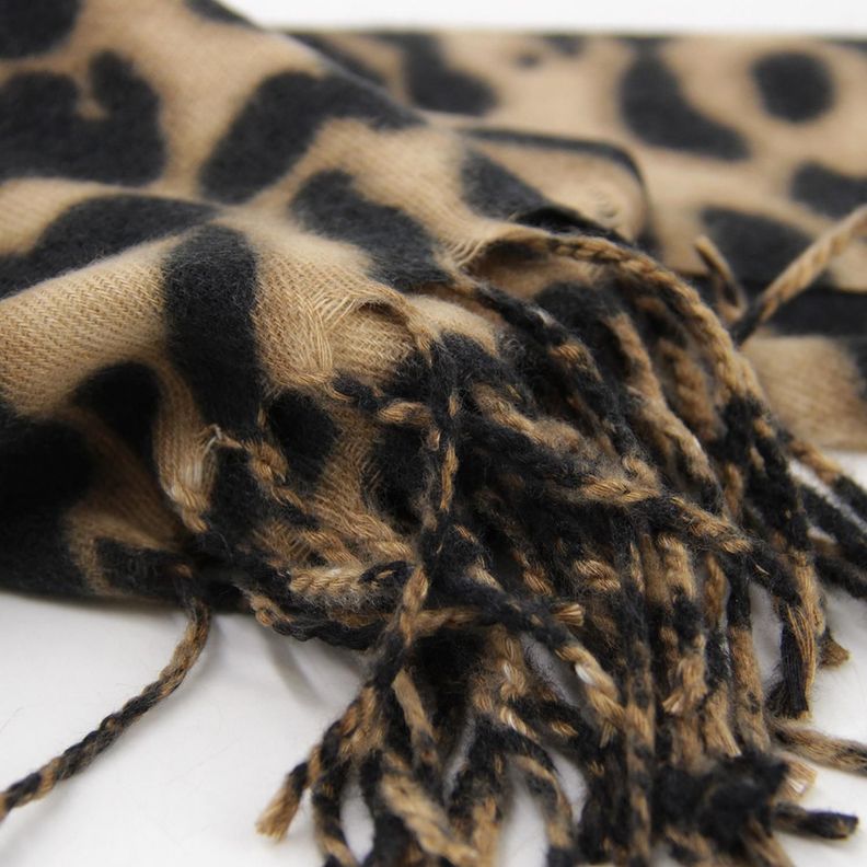 Bufanda cashmere estampado animal print-3