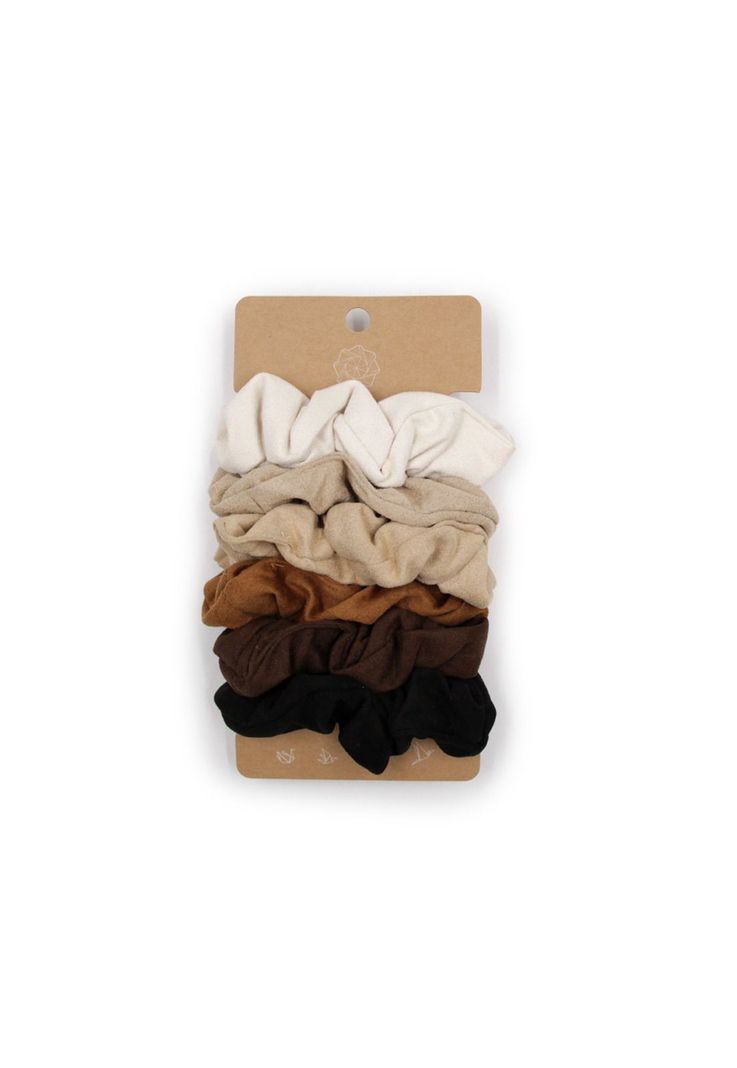 Set de scrunchies gamuza 10cm-1