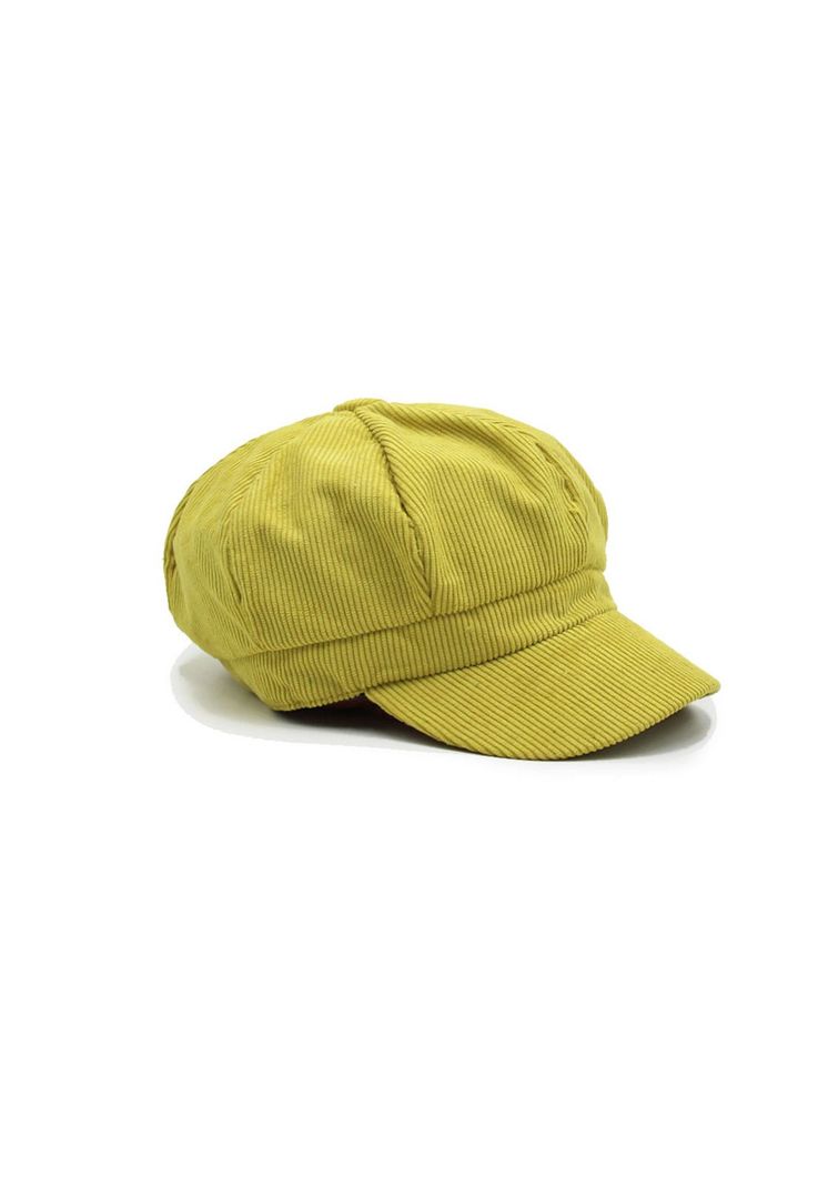 Boina con visera de cotelé-1
