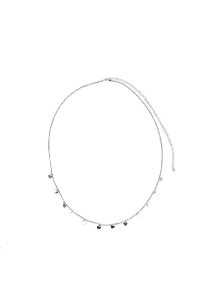 Cinturón de cadena corazones colgantes Accesoría-1