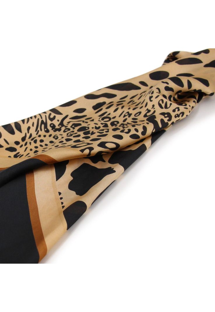 Pañuelo seda corto animal print Accesoria-2