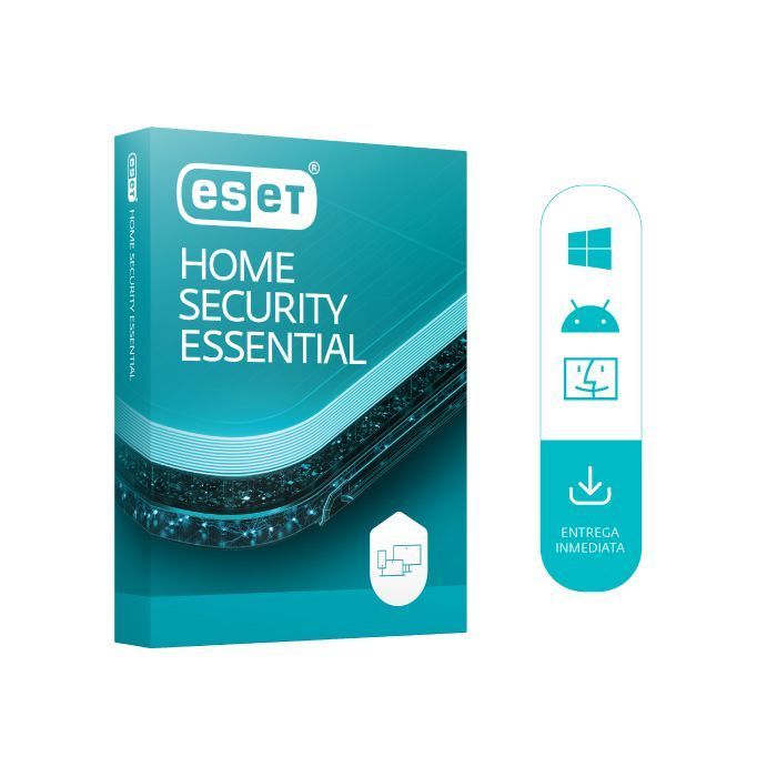 ESET® ANTIVIRUS HOME SECURITY ESSENTIAL 1 DISPOSITIVO POR 1 AÑO-0