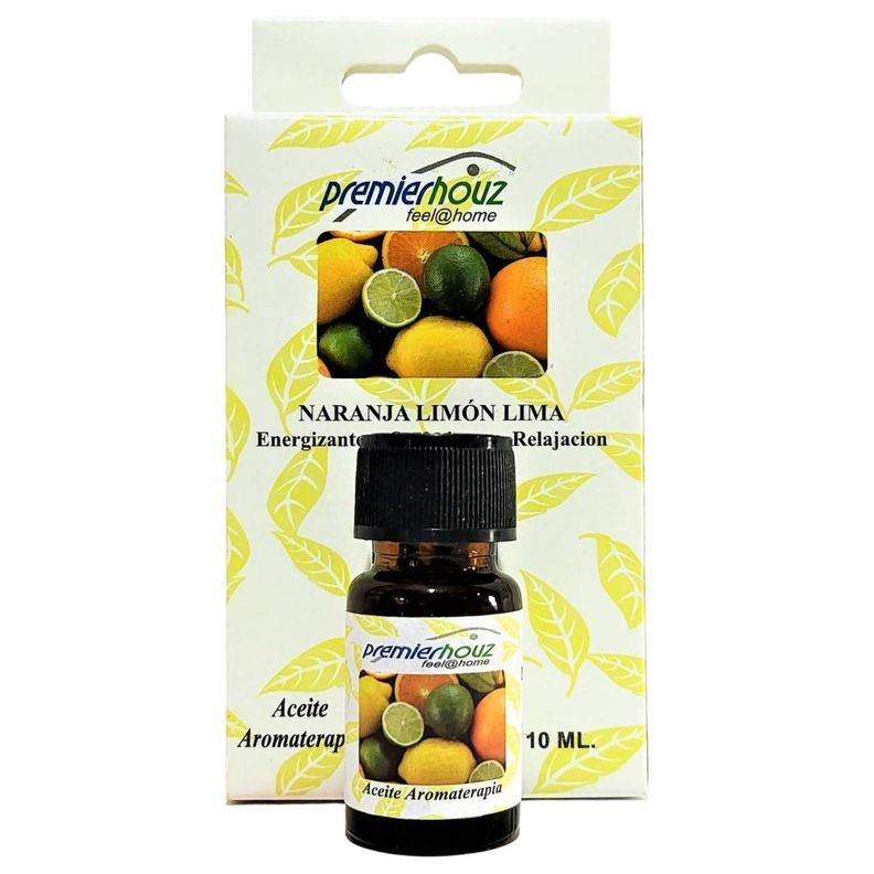 Aceite Aromaterapia Naranja Lima Limón - Premier-0