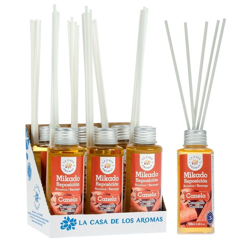 Pack 6 Ambientador Mikado Canela 100 ml - La Casa de los Aromas-0