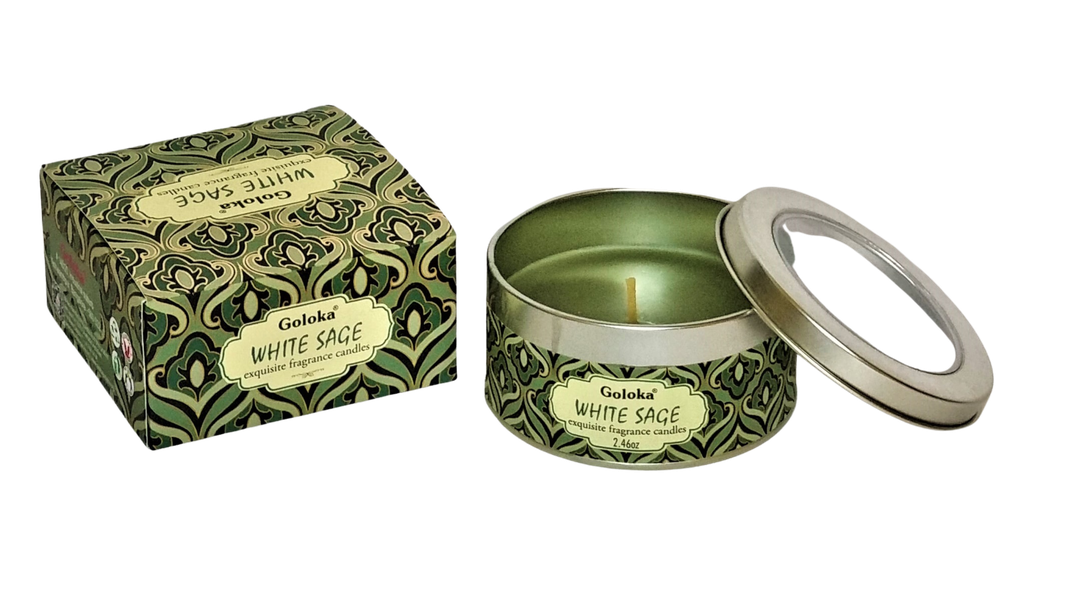 Vela Aromática Salvia Blanca - Goloka-0