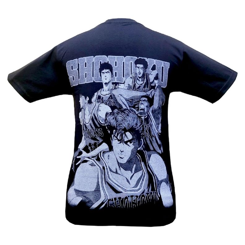 Polera Slam Dunk Shohoku Doble Estampado-1