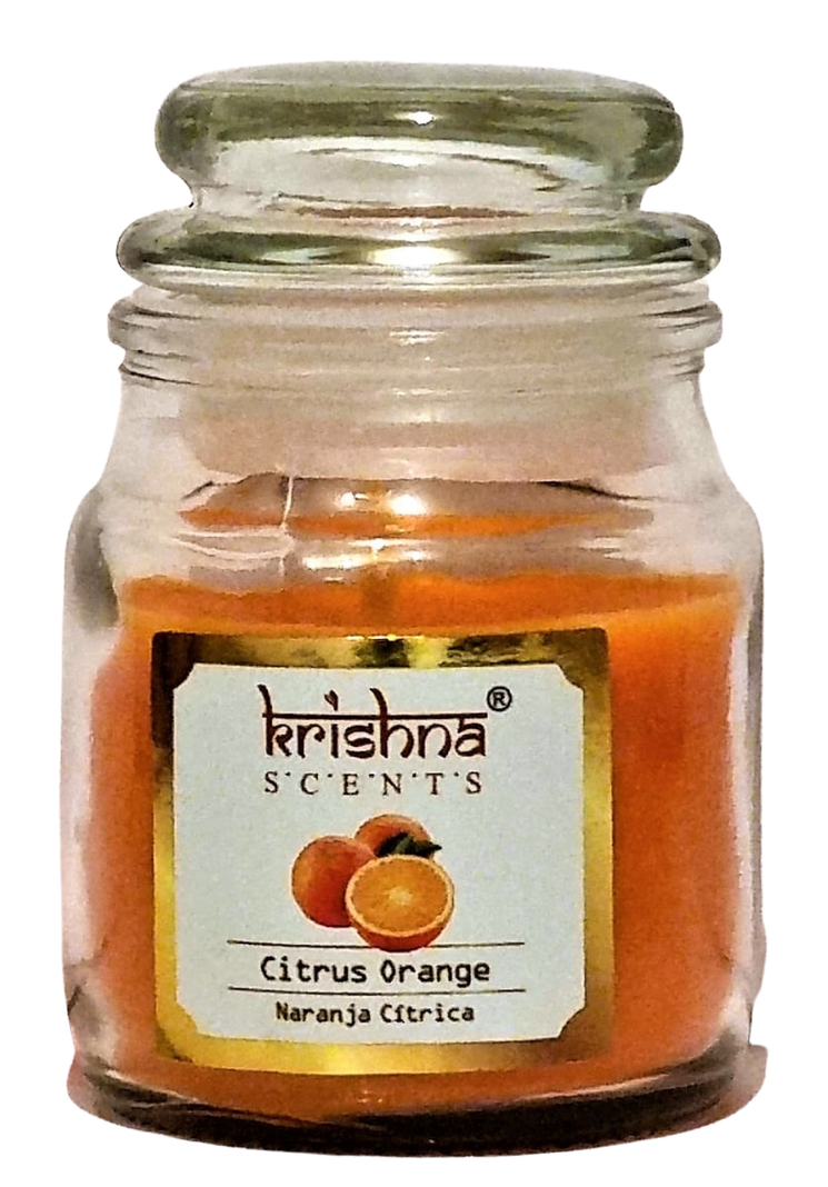 Vela Aromática Naranja Cítrica - Krishna-0