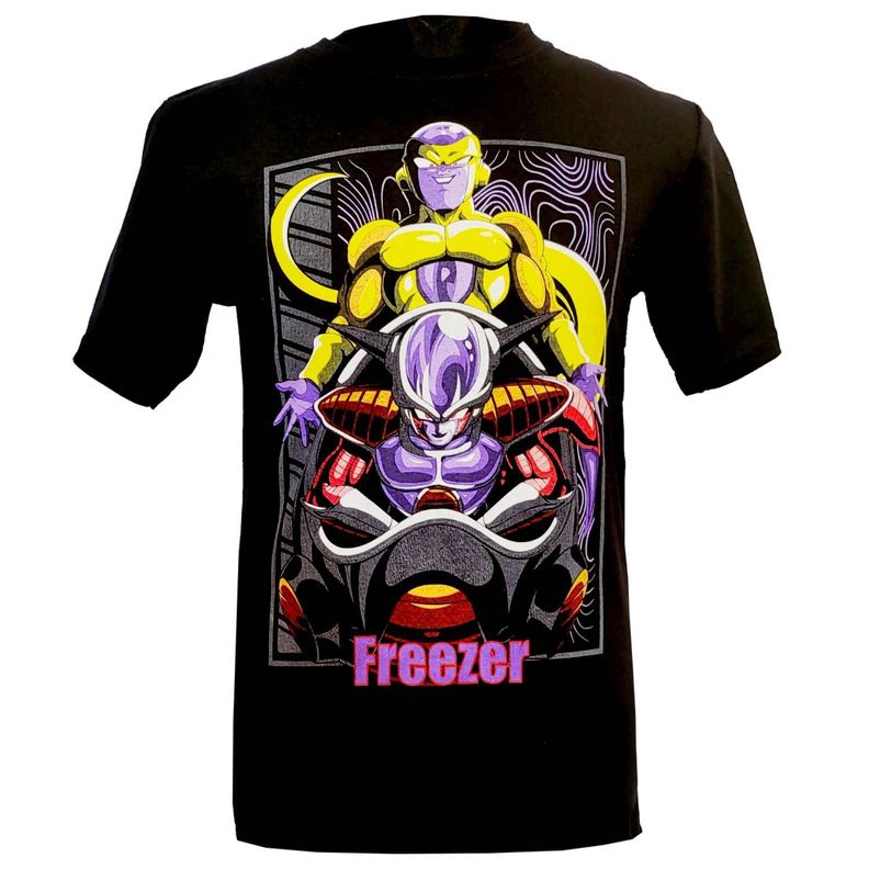 Polera Dragon ball Super Golden Freezer Doble Estampado-0