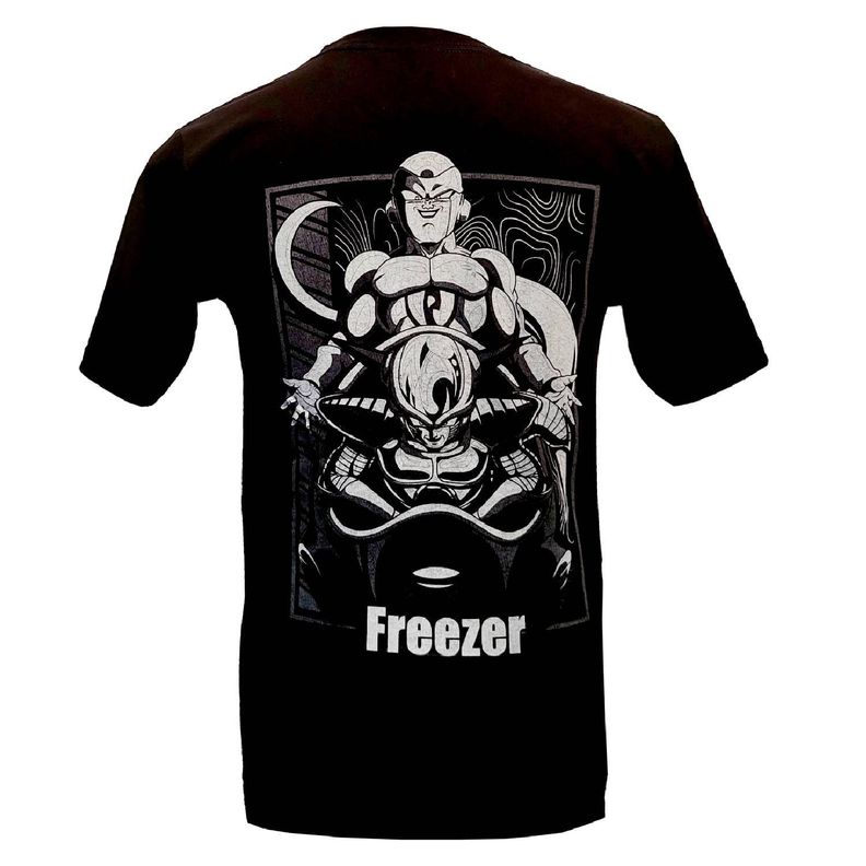 Polera Dragon ball Super Golden Freezer Doble Estampado-1