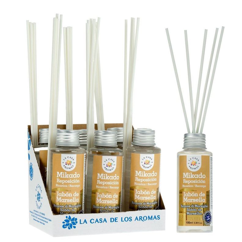 Pack 6 Ambientador Mikado Jabón de Marsella 100ml-0
