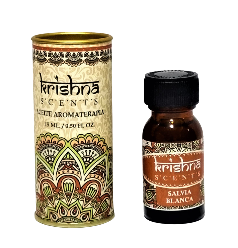 Aceite esencial Salvia Blanca - Krishna-0