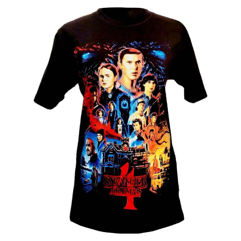 Polera Stranger Things 4 Doble Estampado-0