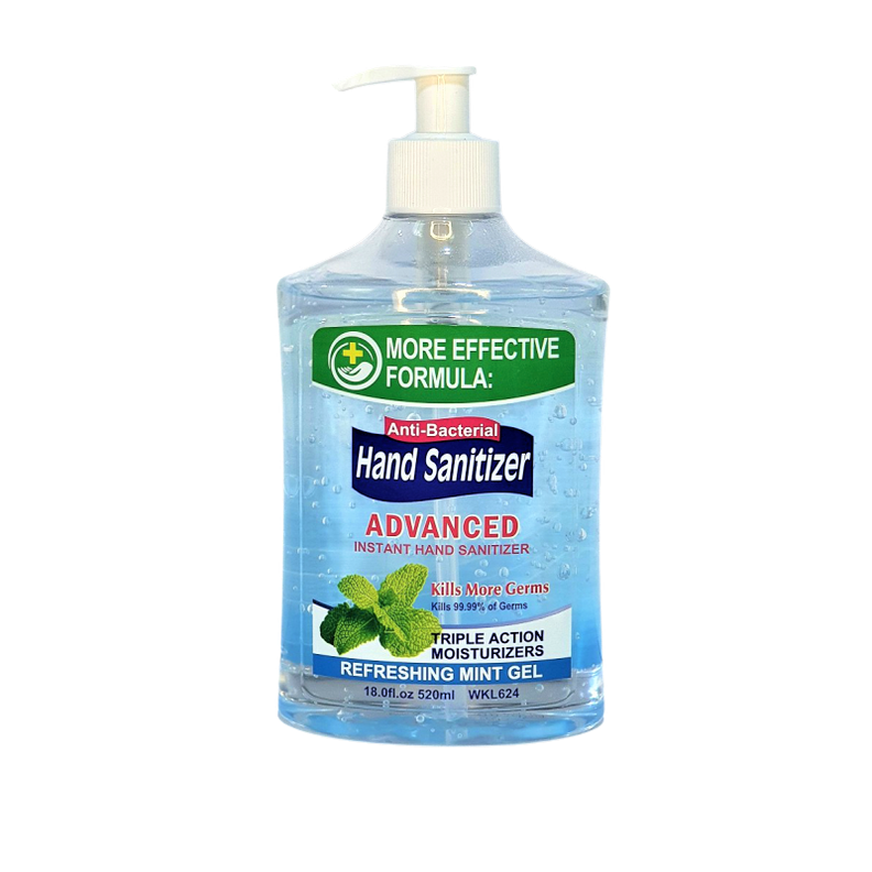Alcohol Gel 75% Anti-Bacterial Menta 520ml-0