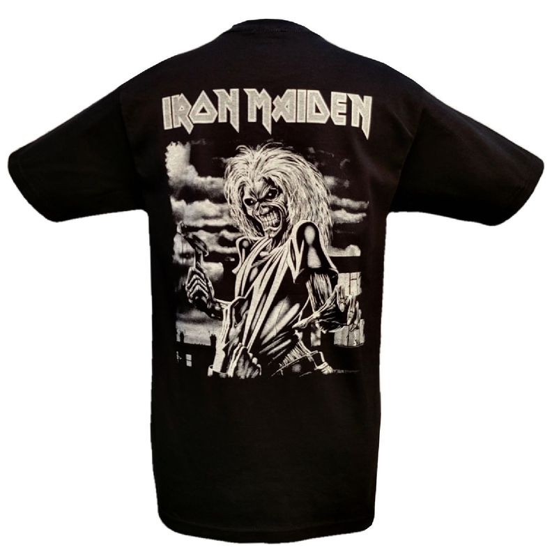 Polera Iron Maiden Doble Estampado-1
