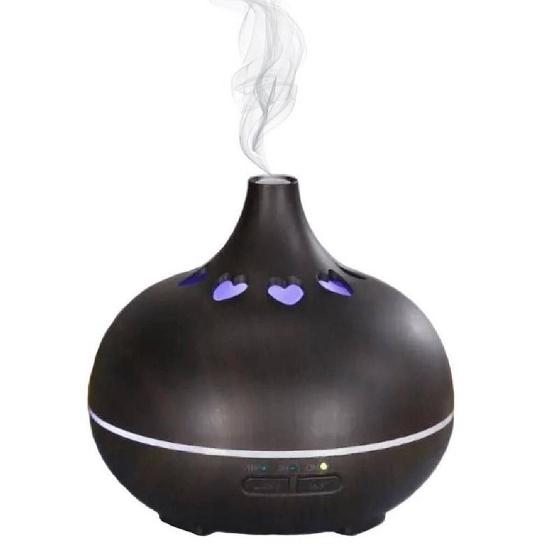 Humidificador Difusor 150ml Corazones Oscuro-0