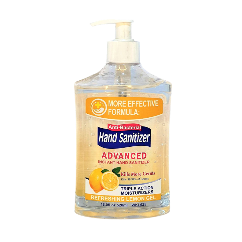 Alcohol Gel 75% Anti-Bacterial Limón 520ml-0