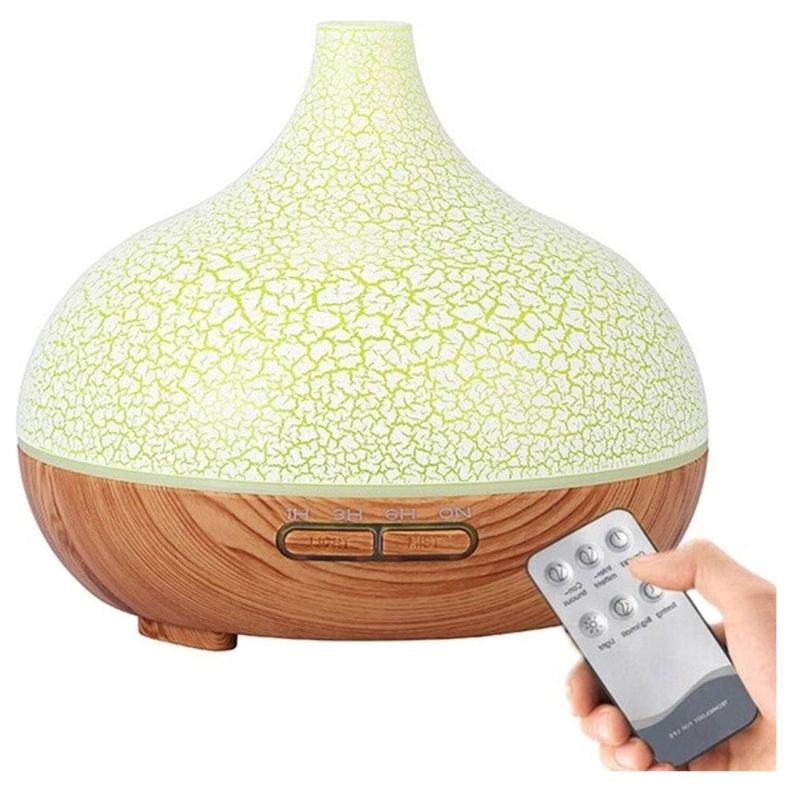 Humidificador Difusor Lampara Control 400ml Claro-0