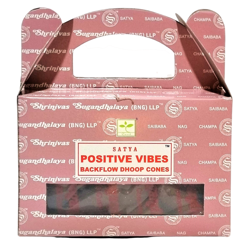 Conos de Incienso Cascada Positive Vibes - Satya-0
