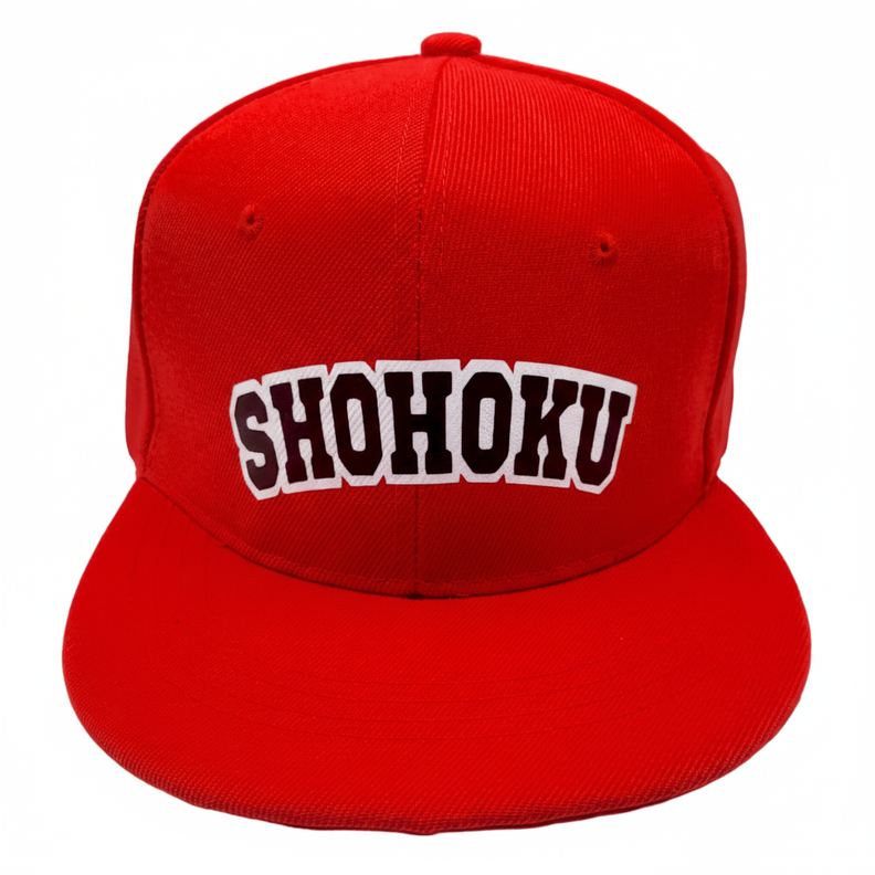 Gorra Snapback Roja Shohoku Estilo Basket Anime Rojo