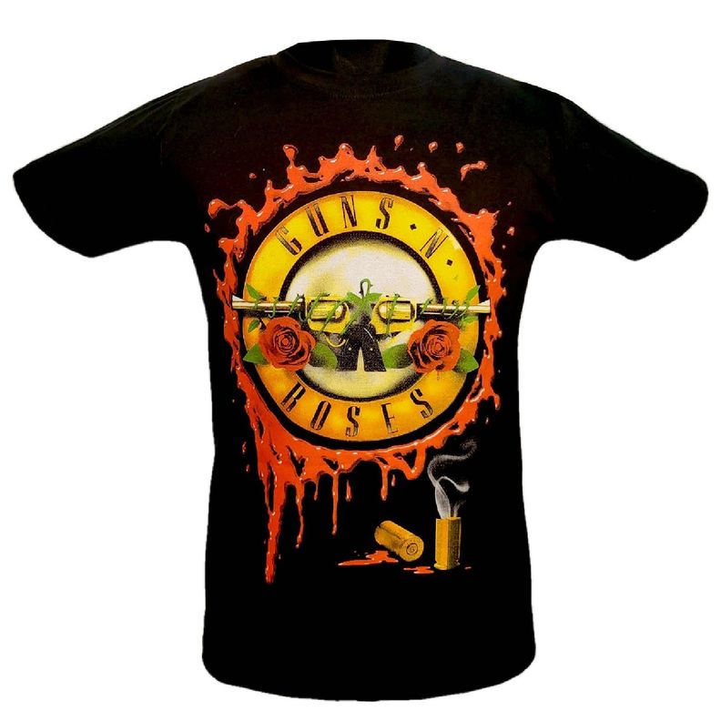 Polera Guns and Roses Doble Estampado-0