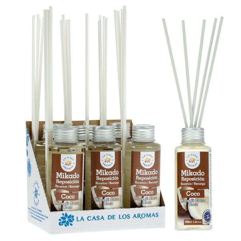 Pack de 6 Ambientador Mikado Coco 100ml - La Casa de los Aromas-0