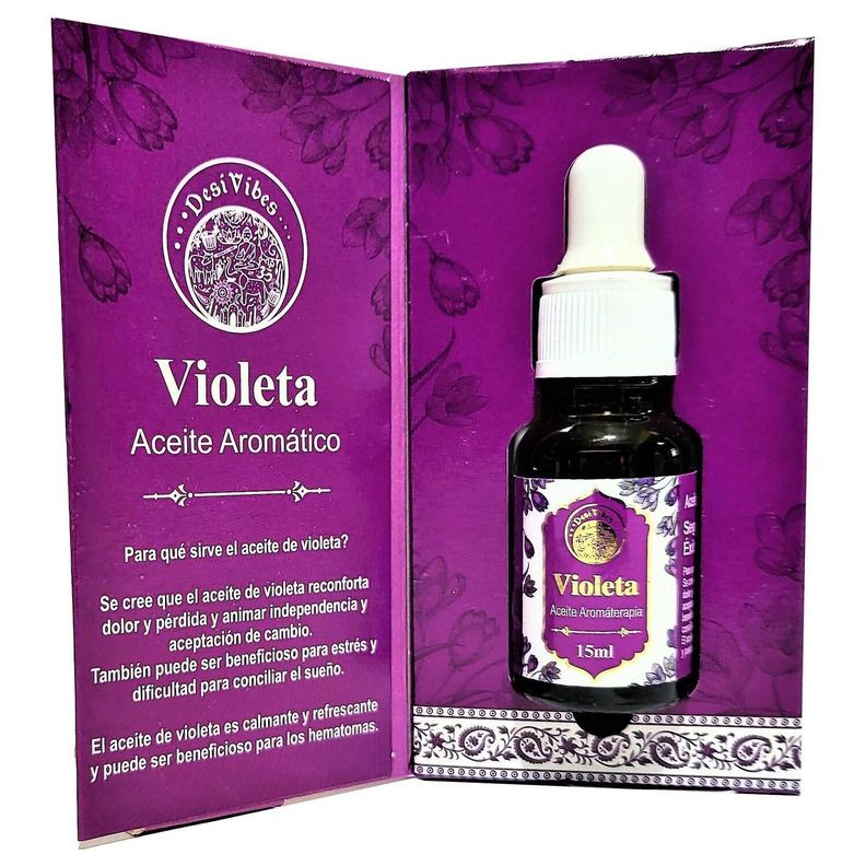 Aceite Aromaterapia Violeta - Desi Vibes-0